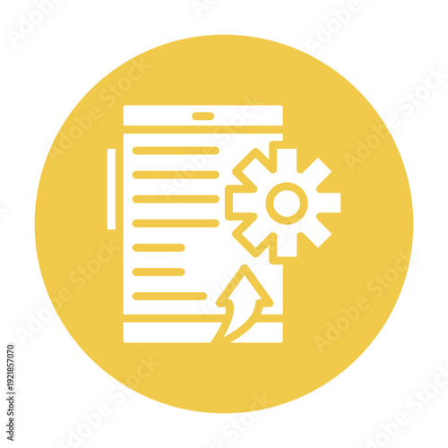 Mobile Optimization Vector Icon