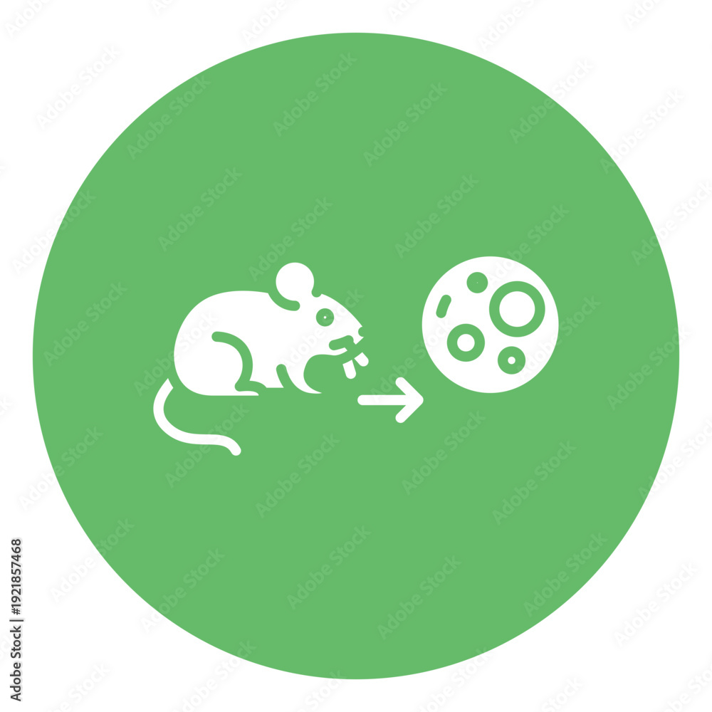 Naklejka premium Genetic Modification Animals Vector Icon