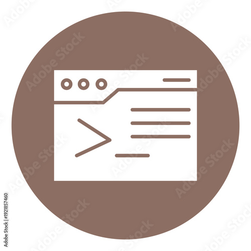 Command Line Vector Icon