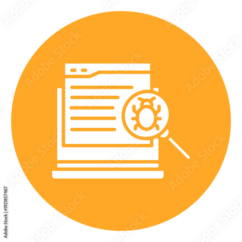 Debugging Vector Icon