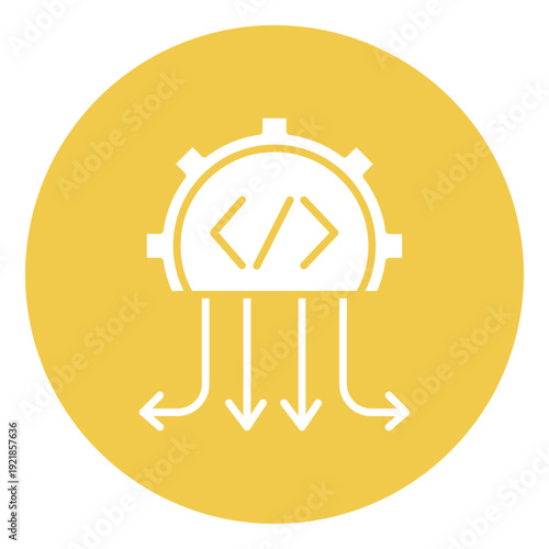 Multithreading Vector Icon