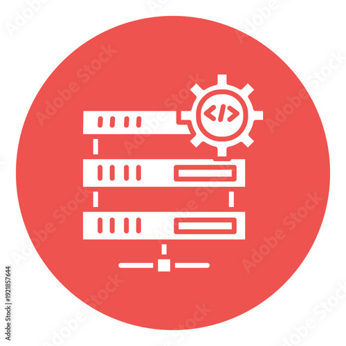 Production Server Vector Icon