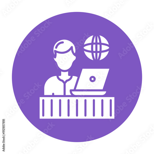 Travel Assistance Vector Icon