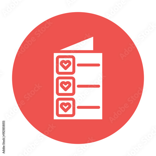 Greeting Card Vector Icon