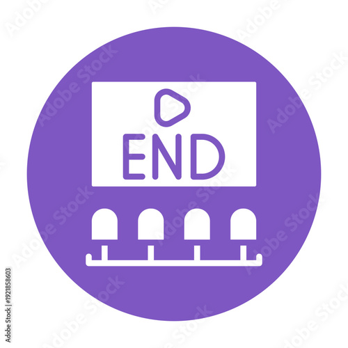 End Credits Vector Icon