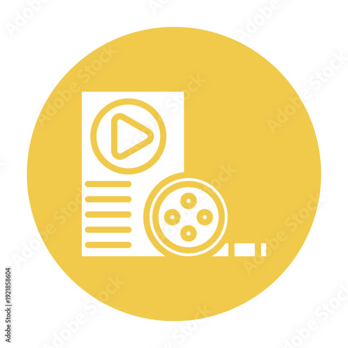 Film Archive Vector Icon