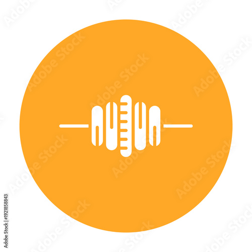 Ab Wheel Vector Icon