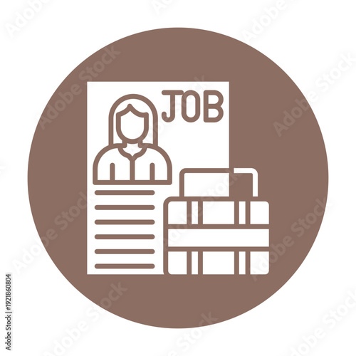 Job Title Vector Icon