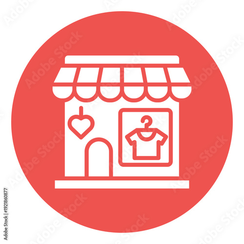 Souvenir Shop Vector Icon