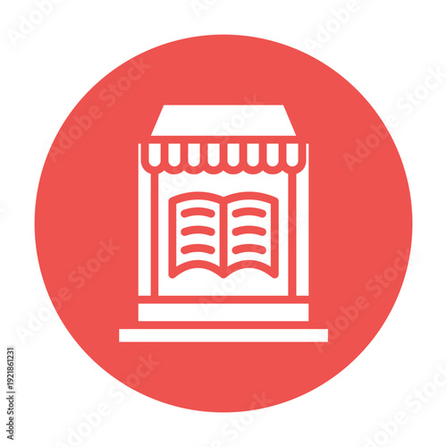 Bookstore Vector Icon