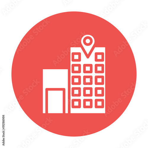 Mall Map Vector Icon
