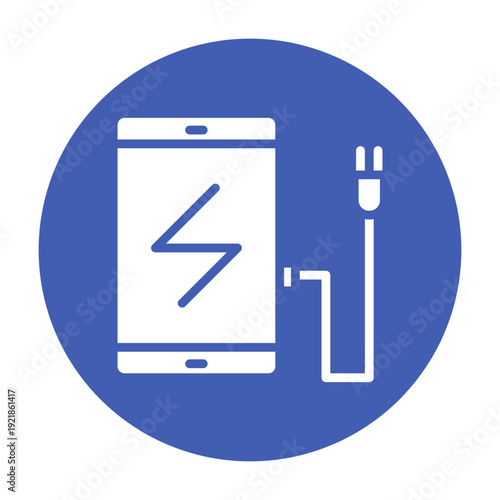 Mobile Charging Vector Icon
