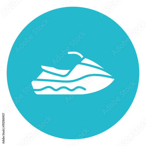 Jet Ski Vector Icon