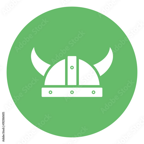 Viking Helmet Vector Icon