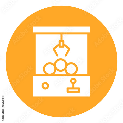 Claw Machine Vector Icon