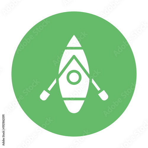 Paddle Board Vector Icon