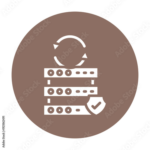 Backup Safe Vector Icon