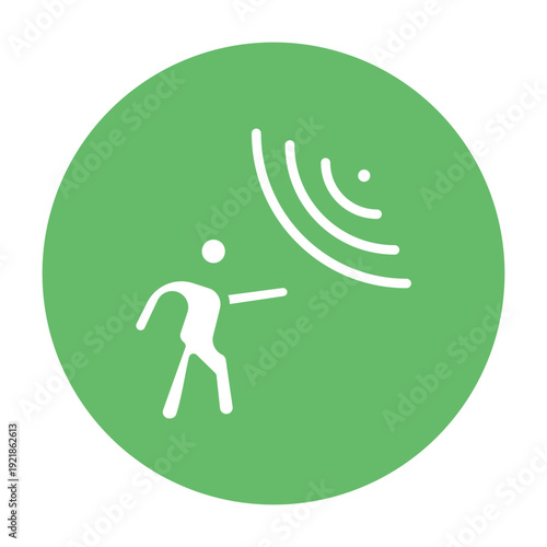 Motion Sensor Vector Icon