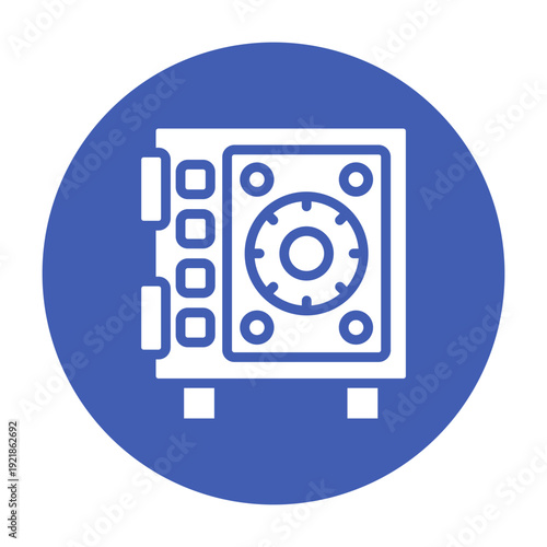 Vault Door Vector Icon
