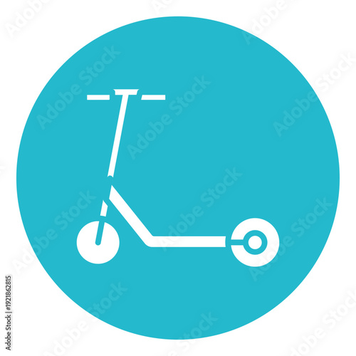 Kick Scooter Vector Icon