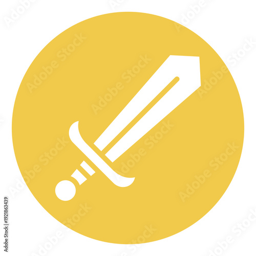 Viking Sword Vector Icon