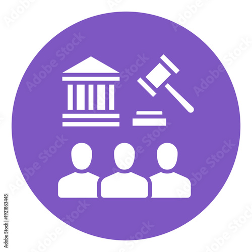 Government Auction Vector Icon