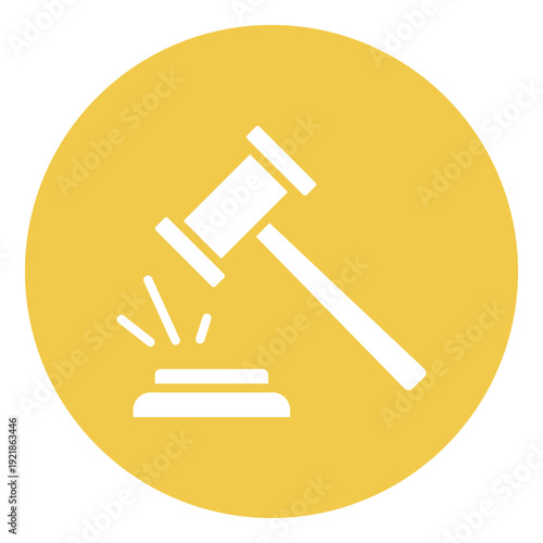 Hammer Price Vector Icon