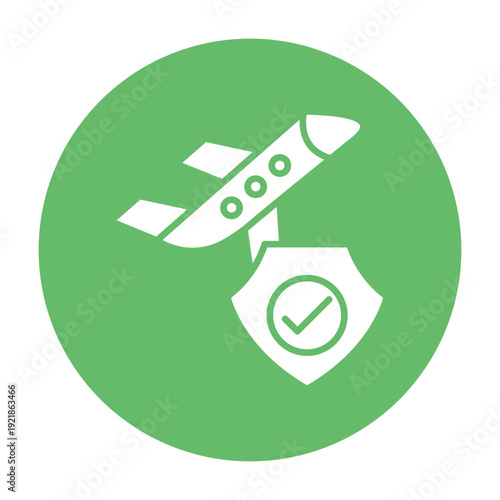 Travel Insurance Vector Icon
