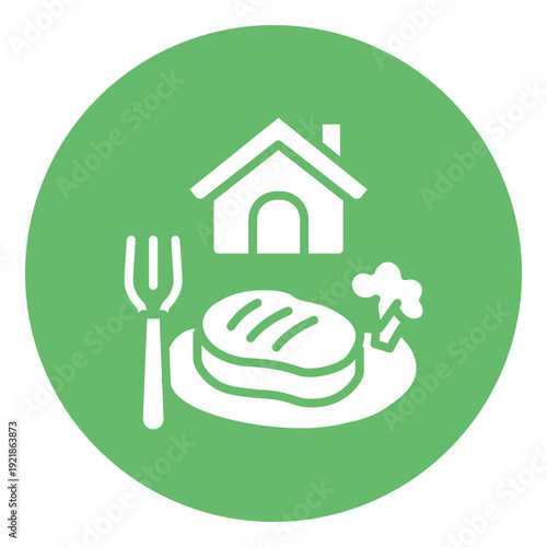 Homemade Food Vector Icon