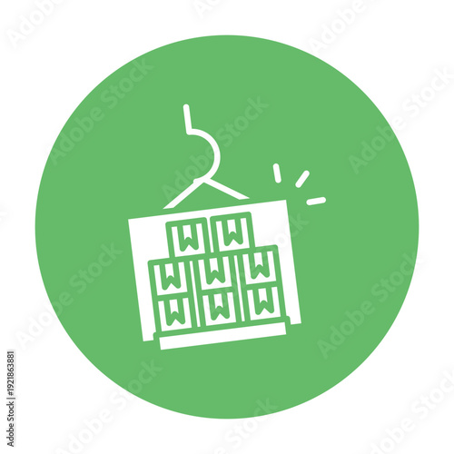 Overflow Shipment Vector Icon