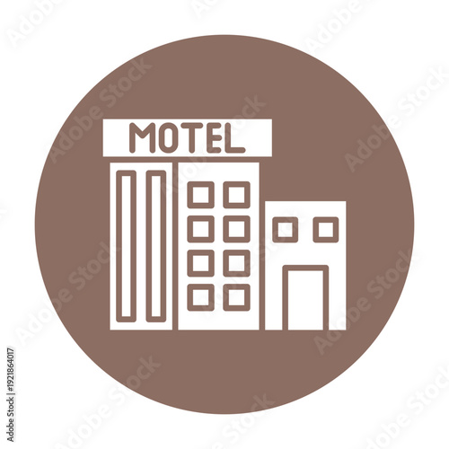 Motel Vector Icon