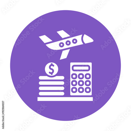 Budget Tour Vector Icon