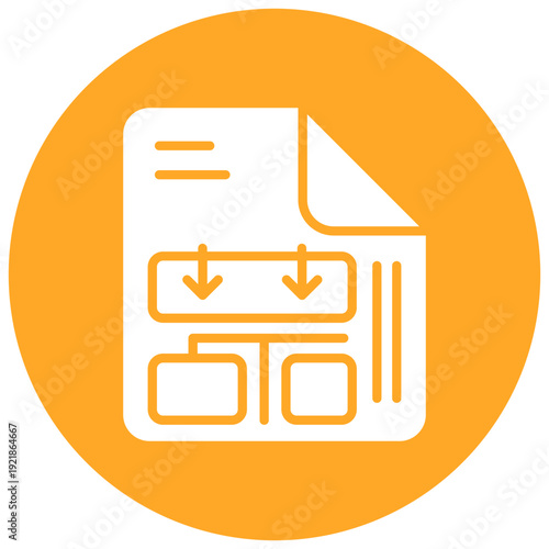 Evacuation Plan Vector Icon
