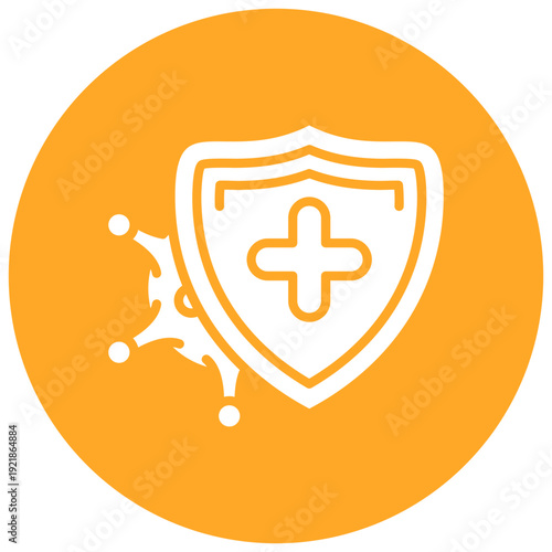 Immune System Shield Vector Icon