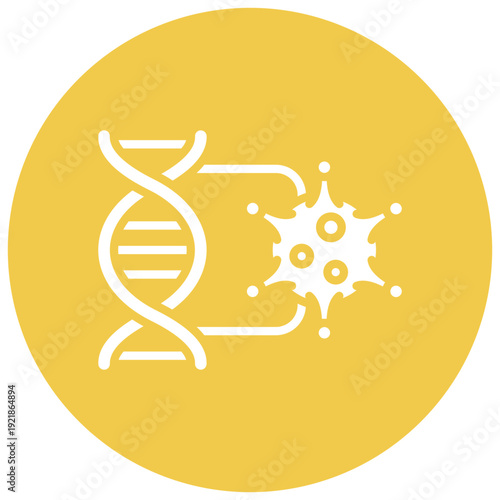 Viral Mutation Vector Icon