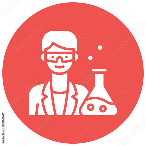 Scientist Vector Icon