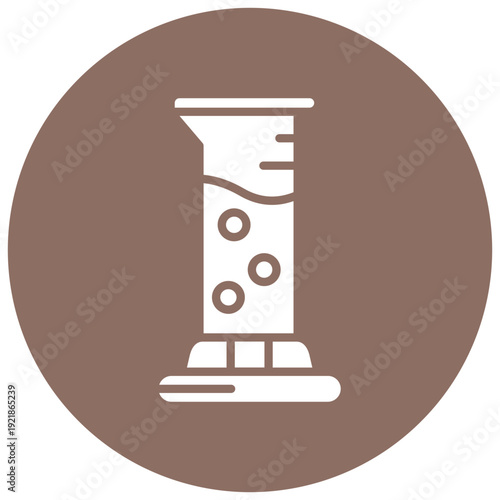 Graduated Cylinder Vector Icon