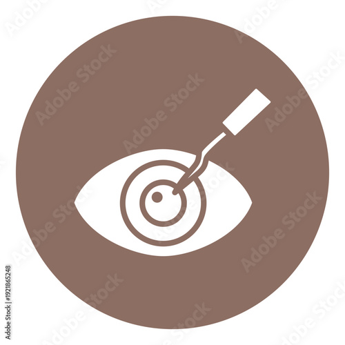 Cataract Surgery Vector Icon