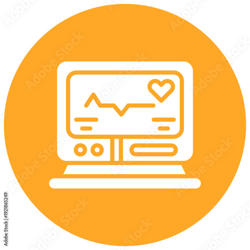 ECG Vector Icon