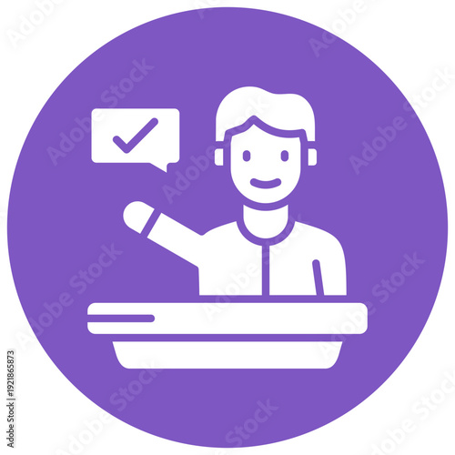 Assertiveness Vector Icon