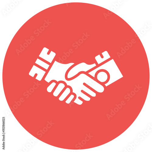 Bribe Handshake Vector Icon