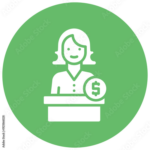 Bribed Judge Vector Icon