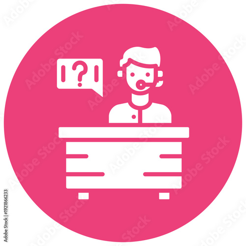Complaint Desk Vector Icon