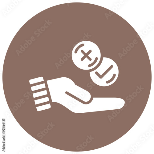 Deceitful Emblem Vector Icon