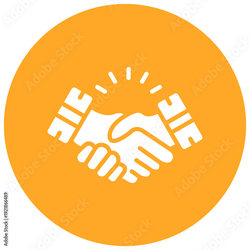 Deceptive Handshake Vector Icon