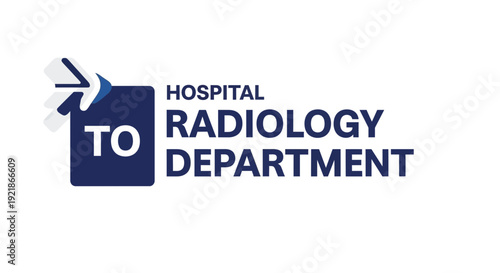 Hospital Radiology Department Logo Illustrating Medical Imaging and Healthcare Services