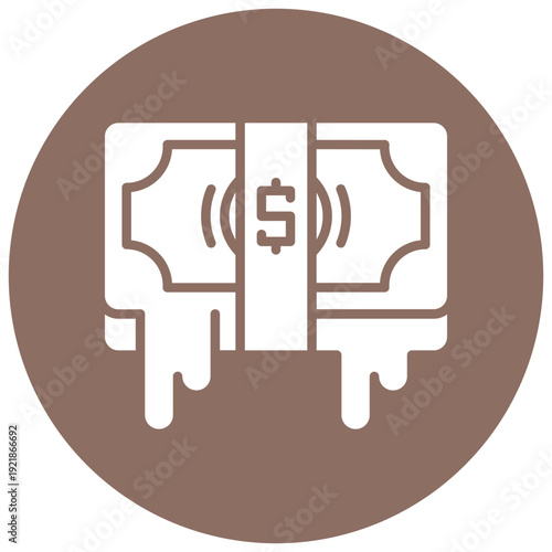 Dirty Money Vector Icon