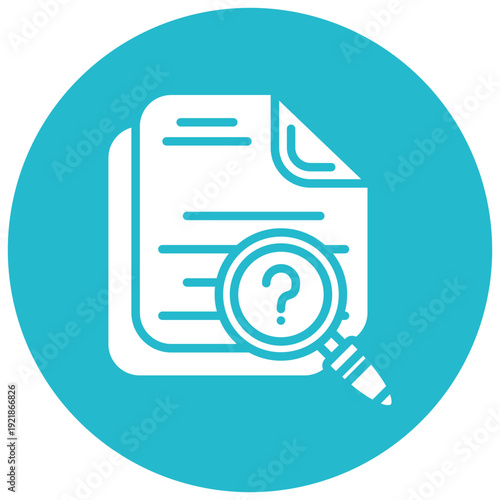 Fake Evidence Vector Icon