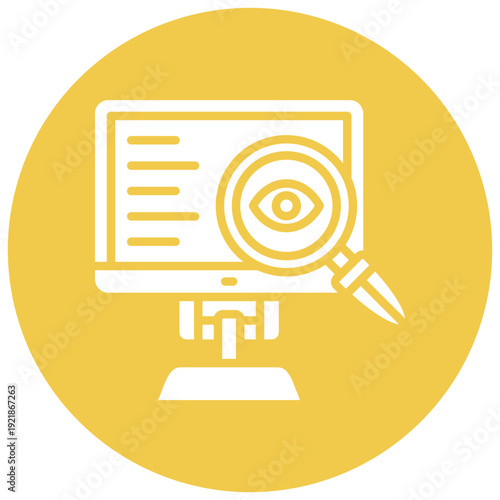 Monitoring Vector Icon
