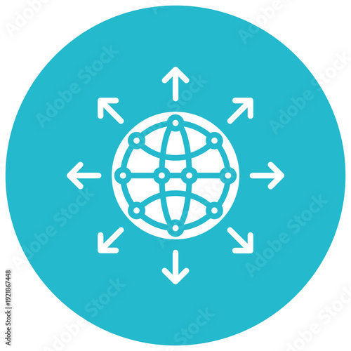 Network Expansion Vector Icon